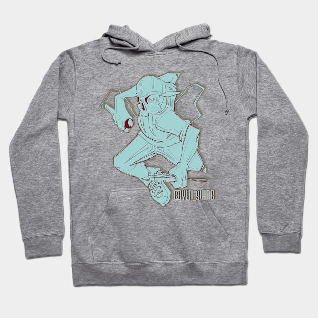 Dygital Yeti Hoodie by Yeti Slang 